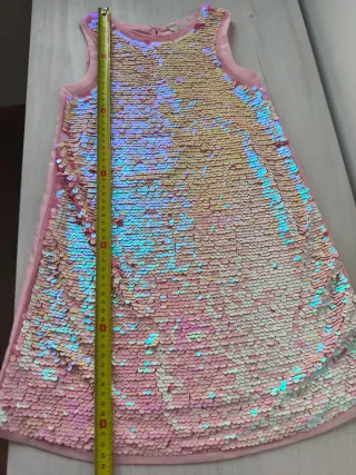 Vestido de lentejuelas rosa