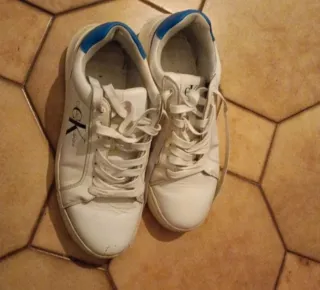 Sneakers Calvin Klein Uomo Bianche e Blu