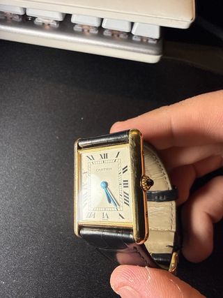 Reloj Cartier Tank Cuarzo 18k