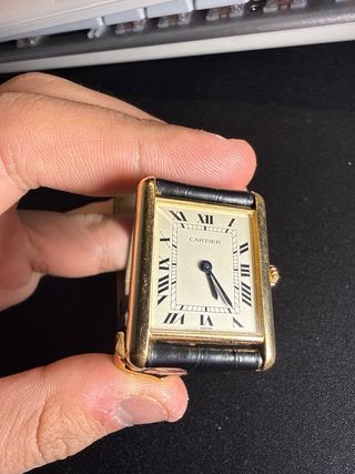 Reloj Cartier Tank Cuarzo 18k