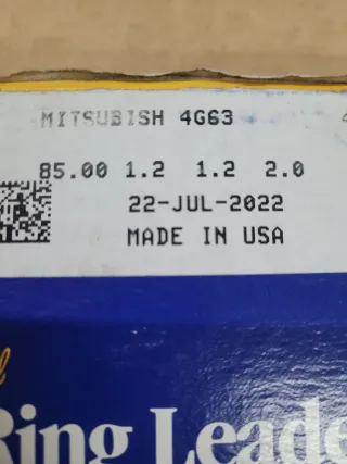 Kit segmentos Hastings MITSUBISH 4G63 4CIL