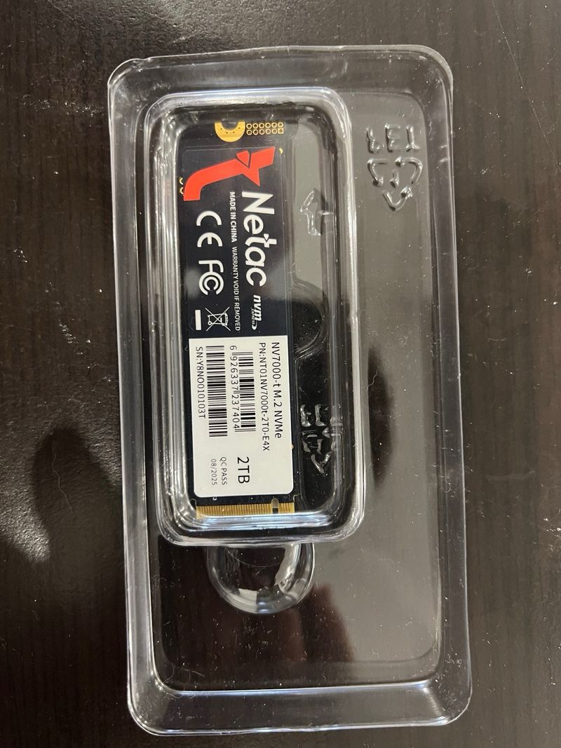 Netac NV7000-T 2TB SSD PCIe Gen 4x4 afbeelding 4
