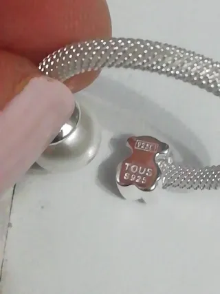 Anillo Tous Perla y Plata