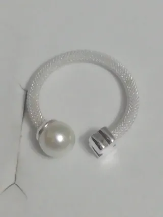 Anillo Tous Perla y Plata