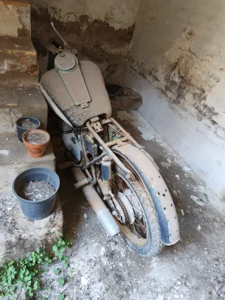 Moto Antigua Harley Davidson