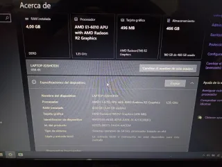 Portátil Lenovo G50-45 Negro