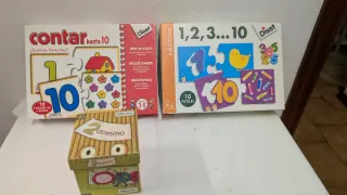 Lote Puzzles y Domino Contar Números Diset