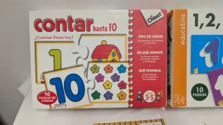 Lote Puzzles y Domino Contar Números Diset