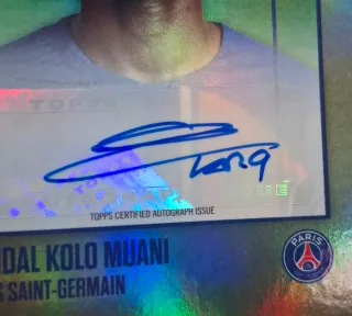 Topps Merlin Randal Kolo Muani Autograph 48/49þ