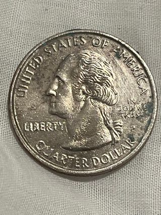 Moneda Cuarto de Dólar 1999 Delaware