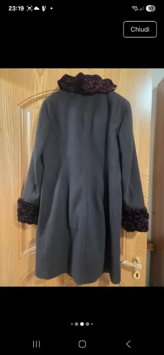 Lotto 3 cappotti donna taglia 46