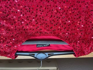 Vestido de fiesta lentejuelas rojo