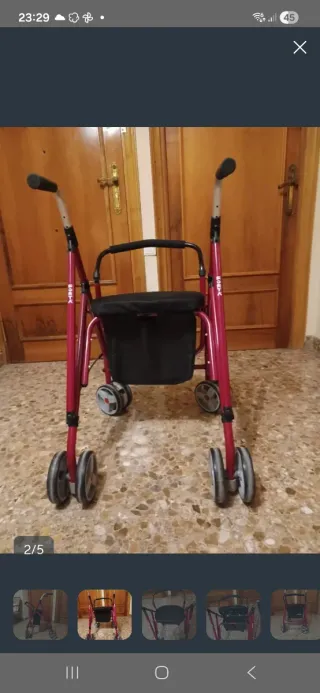 Andador Forta para adultos con asiento