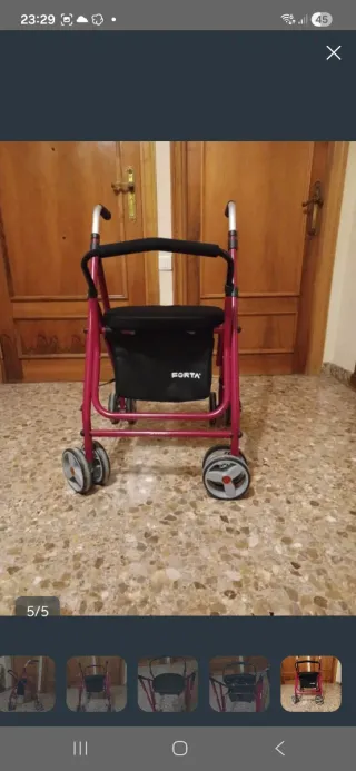 Andador Forta para adultos con asiento