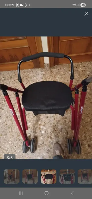 Andador Forta para adultos con asiento