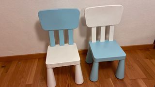 Mesa y 2 Sillas Infantiles MAMMUT IKEA