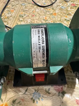 Esmeriladora sobremesa Scanfer BO-1500 NEGOCIABLE!