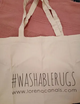 Tappeto Lorena Canals Cotone Rosa