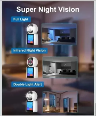 Cámara Vigilancia Seguridad Wifi 32GB Videollamada