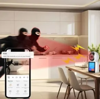 Cámara Vigilancia Seguridad Wifi 32GB Videollamada