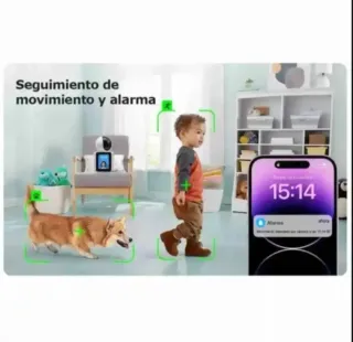 Cámara Vigilancia Seguridad Wifi 32GB Videollamada