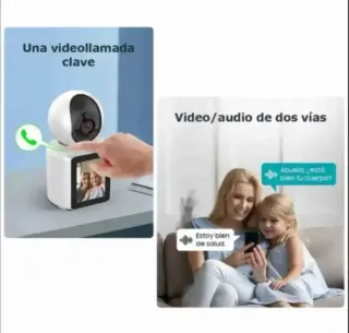 Cámara Vigilancia Seguridad Wifi 32GB Videollamada