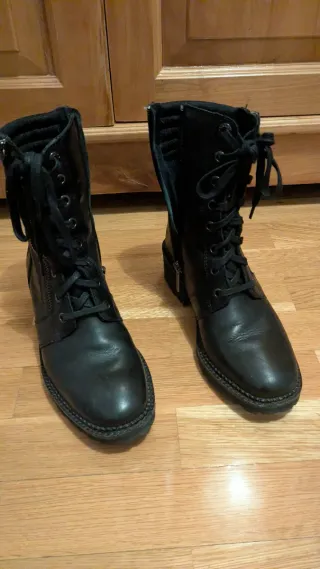 Botín piel mujer Carmela negro