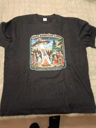 Camiseta Alien Abduction Camp Talla 3XL