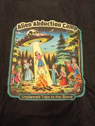 Camiseta Alien Abduction Camp Talla 3XL