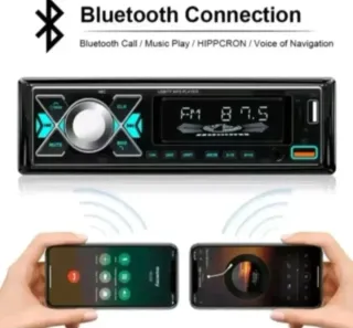 Radio Reproductpr Coche MP3 Bluetooth USB 1Din