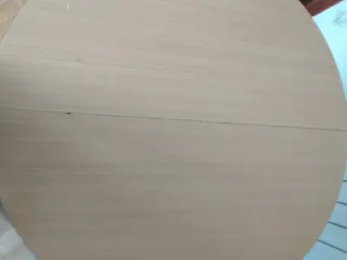 Mesa camilla redonda extensible madera