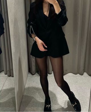 Falda pantalón negra