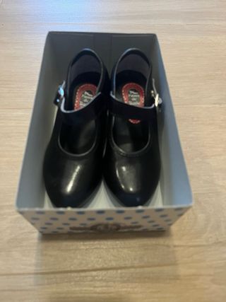 Zapatos Flamenco Niña Tacón número 27