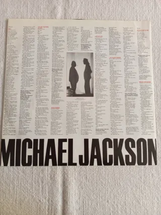 Vinilo Michael Jackson BAD 1987