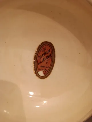 Azucarero La Cartuja Porcelana