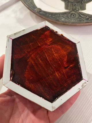 Joyero antiguo de madera comprado en Egipto