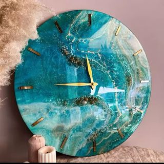 3 Moldes Silicona Reloj Resina Epoxi o acrilica