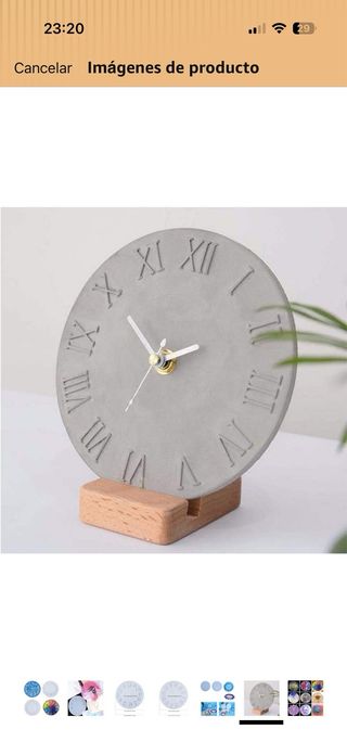 3 Moldes Silicona Reloj Resina Epoxi o acrilica