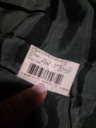 Chaqueta Burberry Cachemir Negra Talla 40