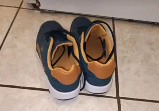 Sneakers uomo blu e marroni