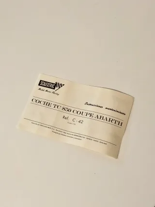 Folleto Original TC 850 Coupé