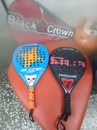 2 Racchette da Padel Starvie e Tsunami