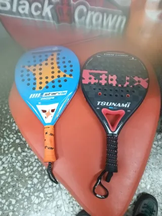 2 Racchette da Padel Starvie e Tsunami