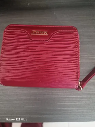 Portafogli Thun rosso nuovo senza scatola