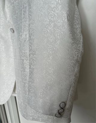 Traje de boda blanco para chico