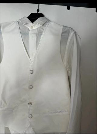 Traje de boda blanco para chico