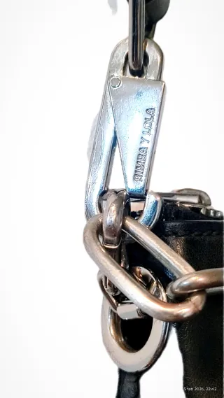 Bolso Bimba y Lola Negro Cadena