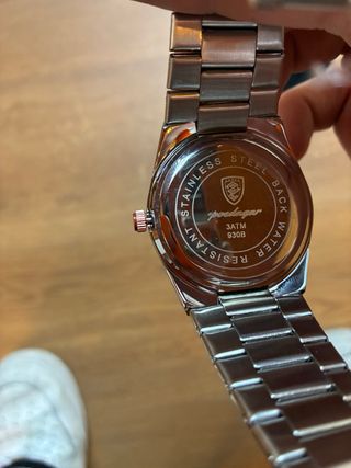 Reloj POEDAGAR Azul Acero con Caja