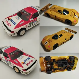 Toyota Celica Carrocería y chasis Mazda Scalextric