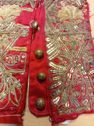 Perneras bordadas pantalón antiguoTorero